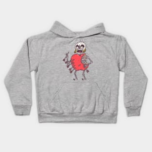 Scupid Rotten Appleheart Kids Hoodie